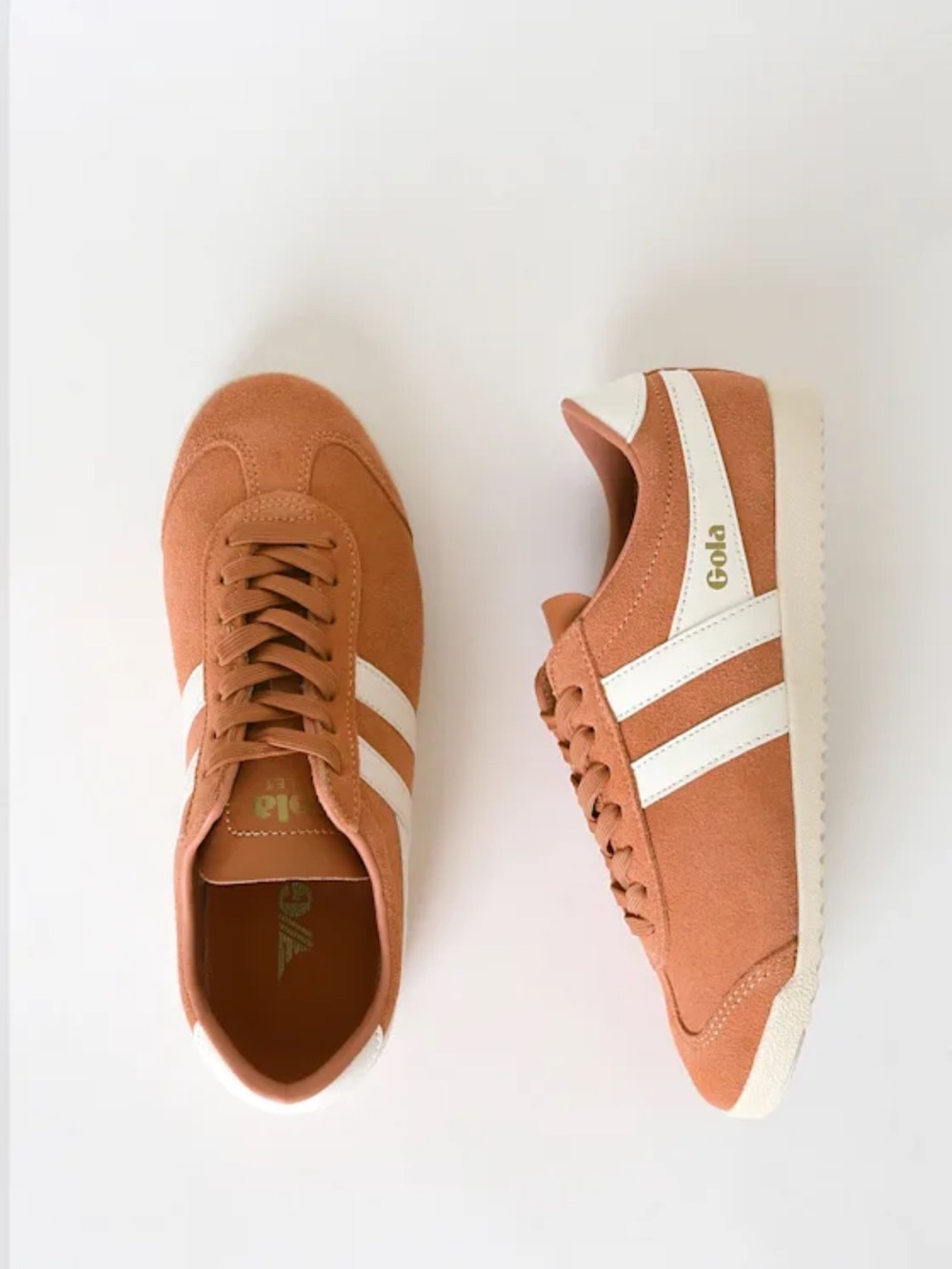 Gola Bullet Peach Suede Leather Sneaker Size 7